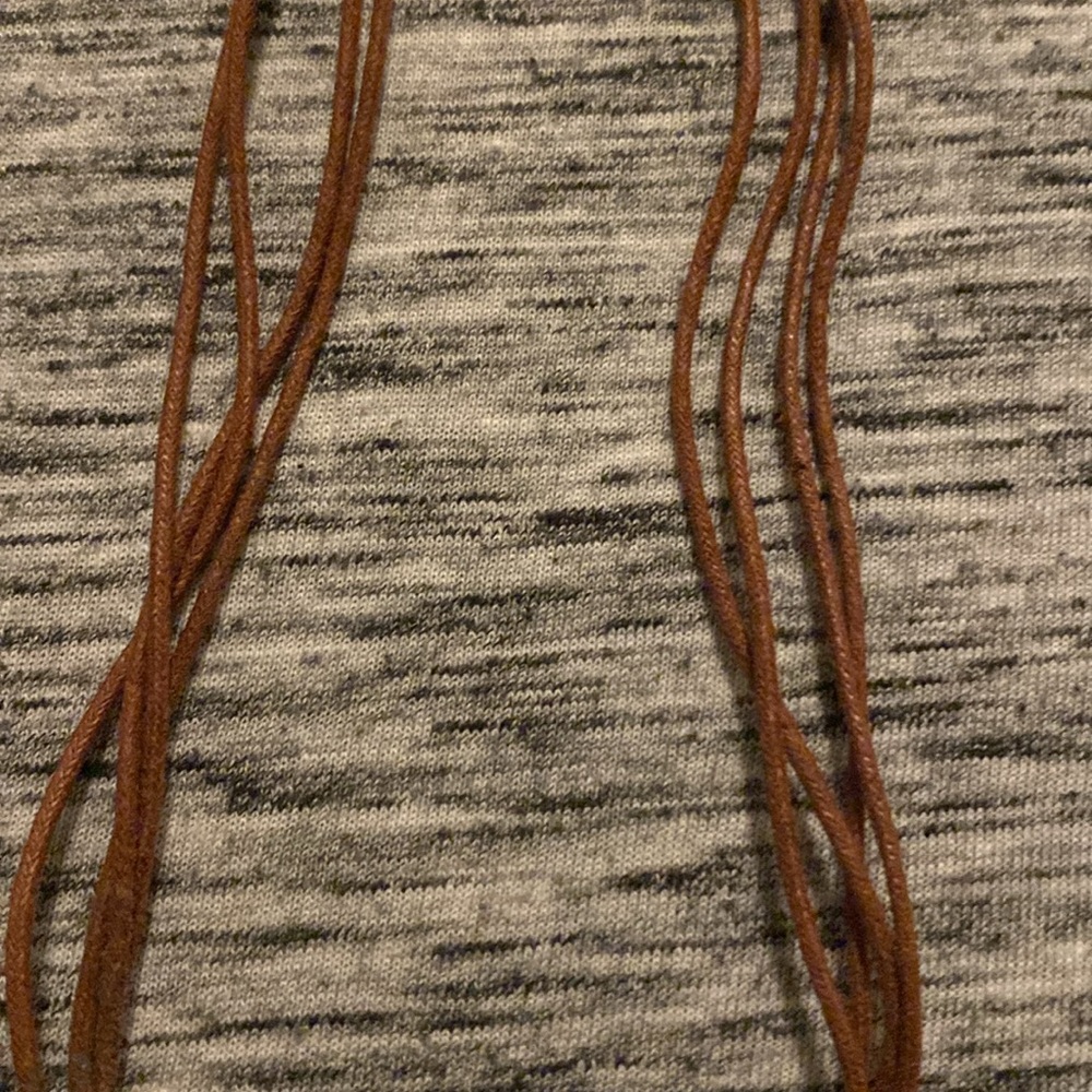 Multi-Stone Brown Triangular Statement Necklace O… - image 8